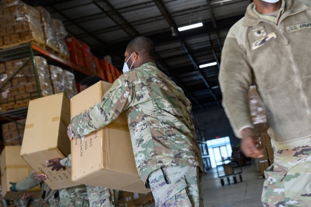 Maryland National Guard delivers masks, COVID test kits