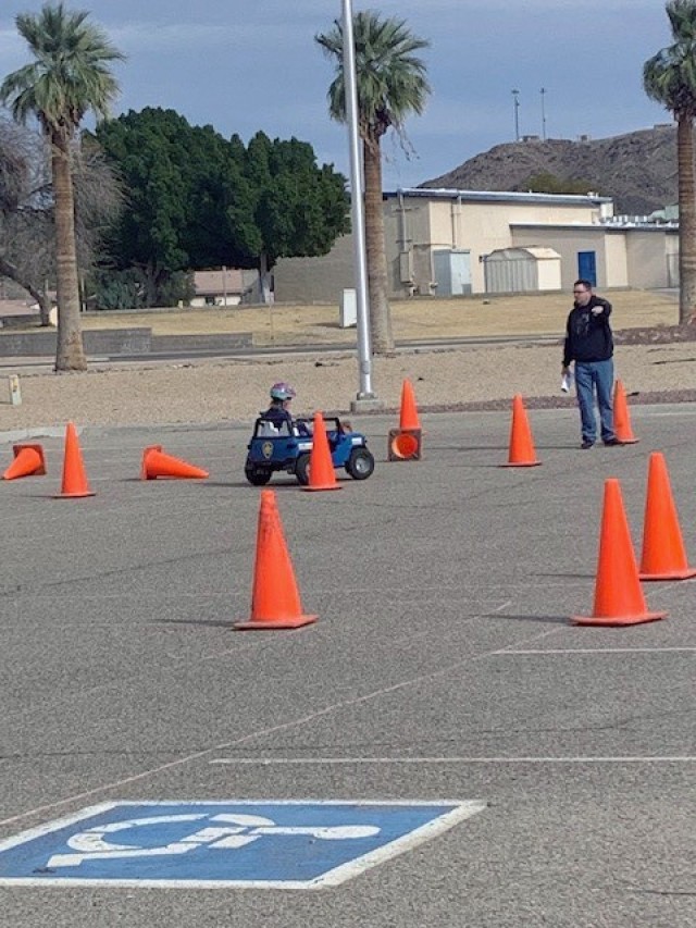 Kids take part in YPG Police Department&#39;s Electric Rodeo
