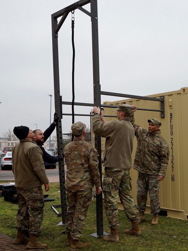 USAG Wiesbaden provides portable fitness solution for Soldiers