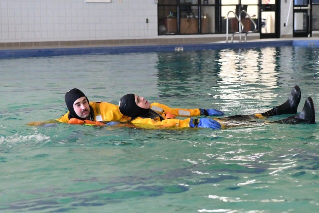 Fort Drum firefighters conduct ice rescue training