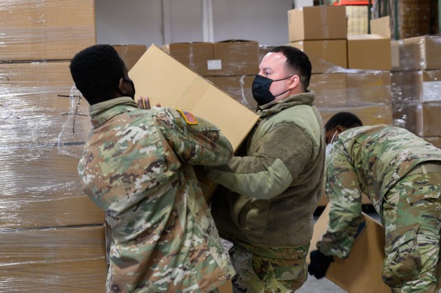 Maryland National Guard delivers masks, COVID test kits