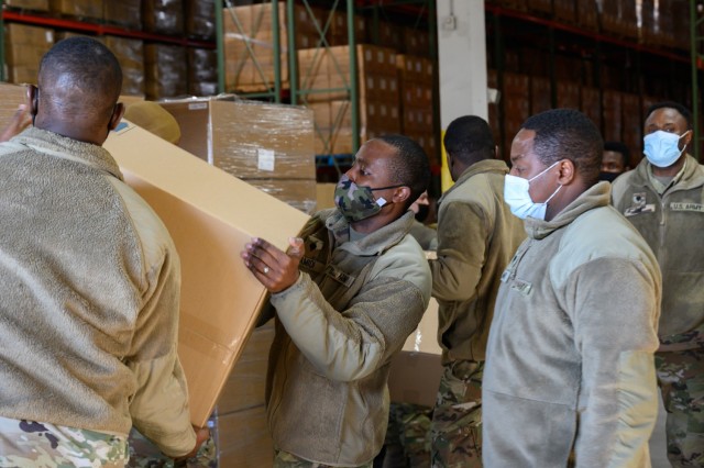 Maryland National Guard delivers masks, COVID test kits