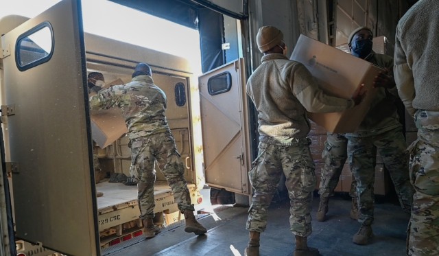Maryland National Guard delivers masks, COVID test kits