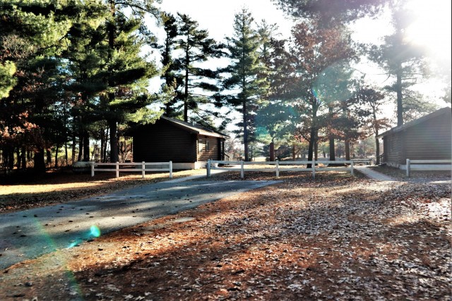 Cabins at Fort McCoy&#39;s Pine View Campground