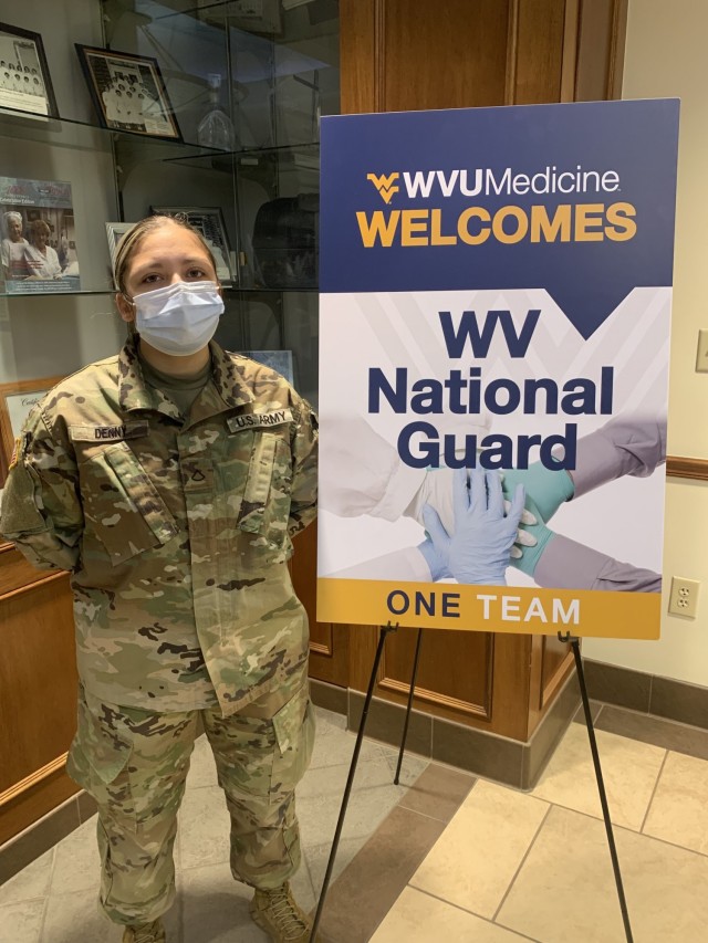 West Virginia Guard members serve in their local hospitals Article