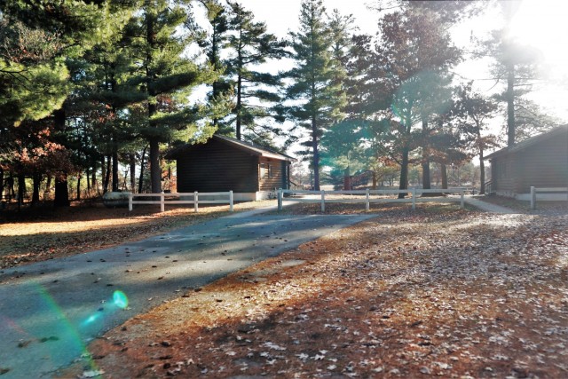 Cabins at Fort McCoy&#39;s Pine View Campground
