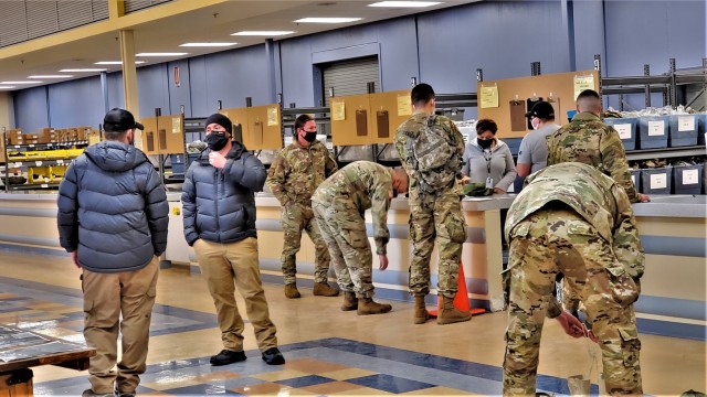 Fort McCoy’s Central Issue Facility supports each CWOC class with ECWCS equipment-issue capability