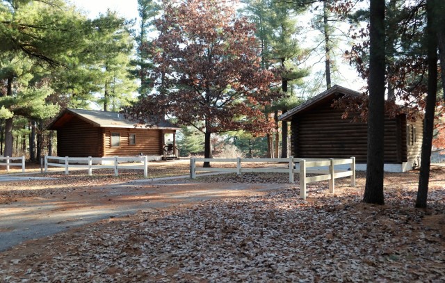 Cabins at Fort McCoy&#39;s Pine View Campground