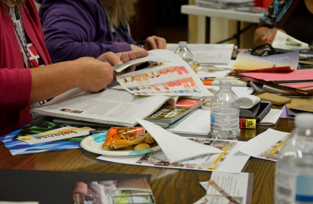 On Jan. 27 at White Sands Missile Range the Employee Assistance Program held a vision board workshop to help employees plan for their future and develop goals. Planning mitigates stress and anxiety, which is why the EAP provides these events. 