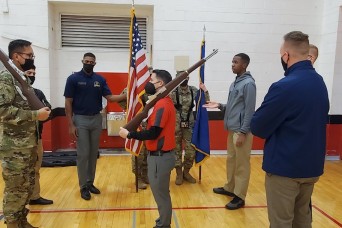 Joint Armed Forces Color Guard Visits UNLV Prior to Pro Bowl Appearance
