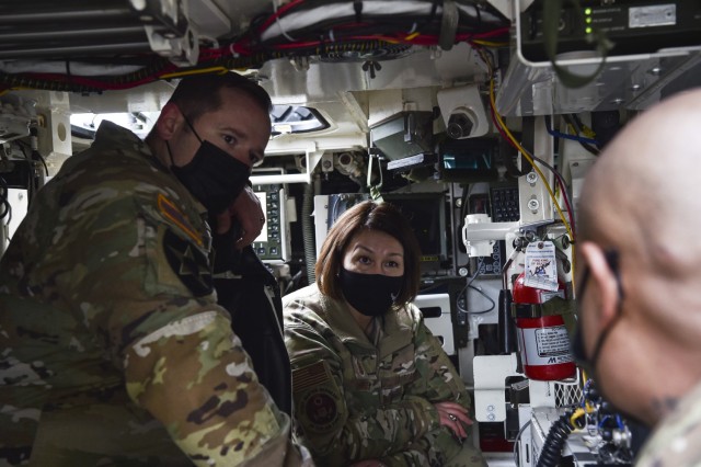 Bass highlights Army-Air Force integration during JBLM visit