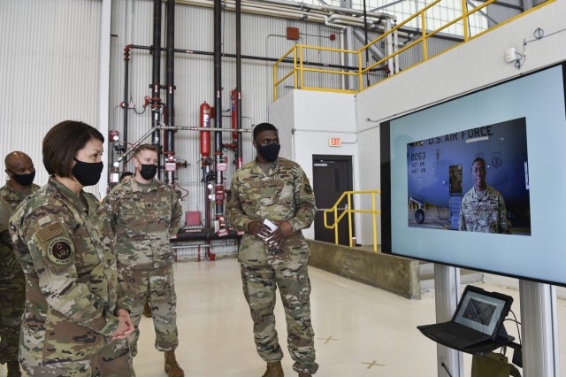 Bass highlights Army-Air Force integration during JBLM visit
