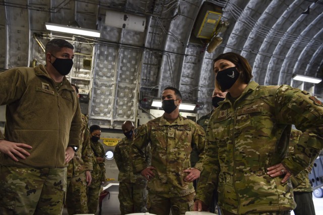 Bass highlights Army-Air Force integration during JBLM visit