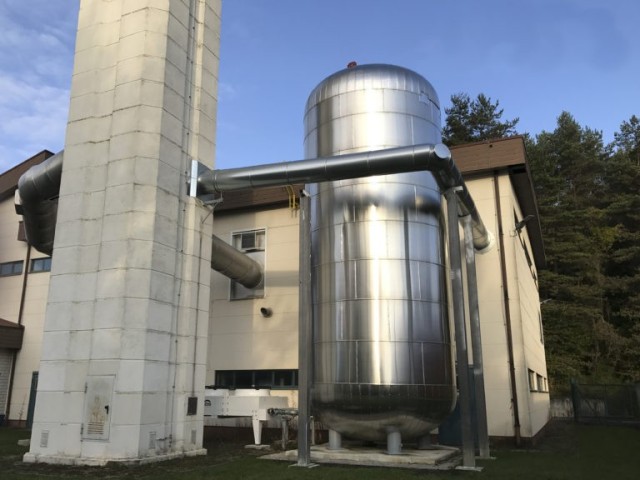 Courtesy photo of a combined heat and power plan unit in Hohenfels.