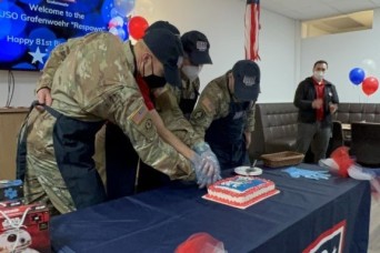 USO celebrates its 81st birthday and reopening of USO Grafenwoehr