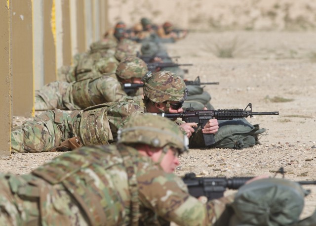 TF Hurricane Soldiers Compete in Kuwait Military Pentathlon