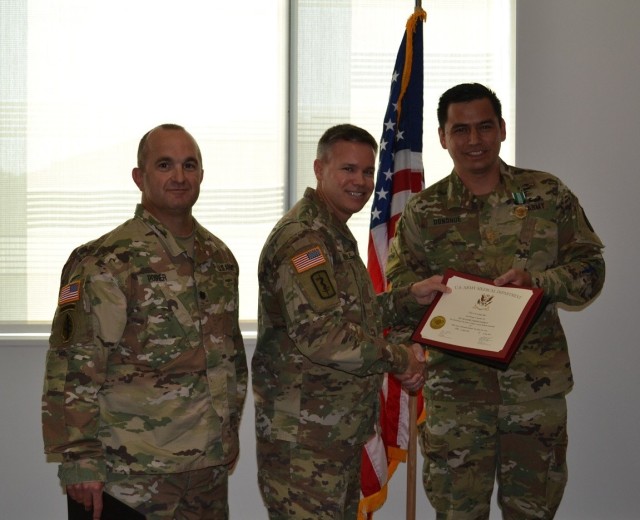 Maj. Michael Donohue receives diplomas