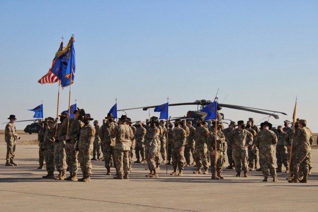 Spearhead Asault Helicopter Battalion Changes Command in Romania