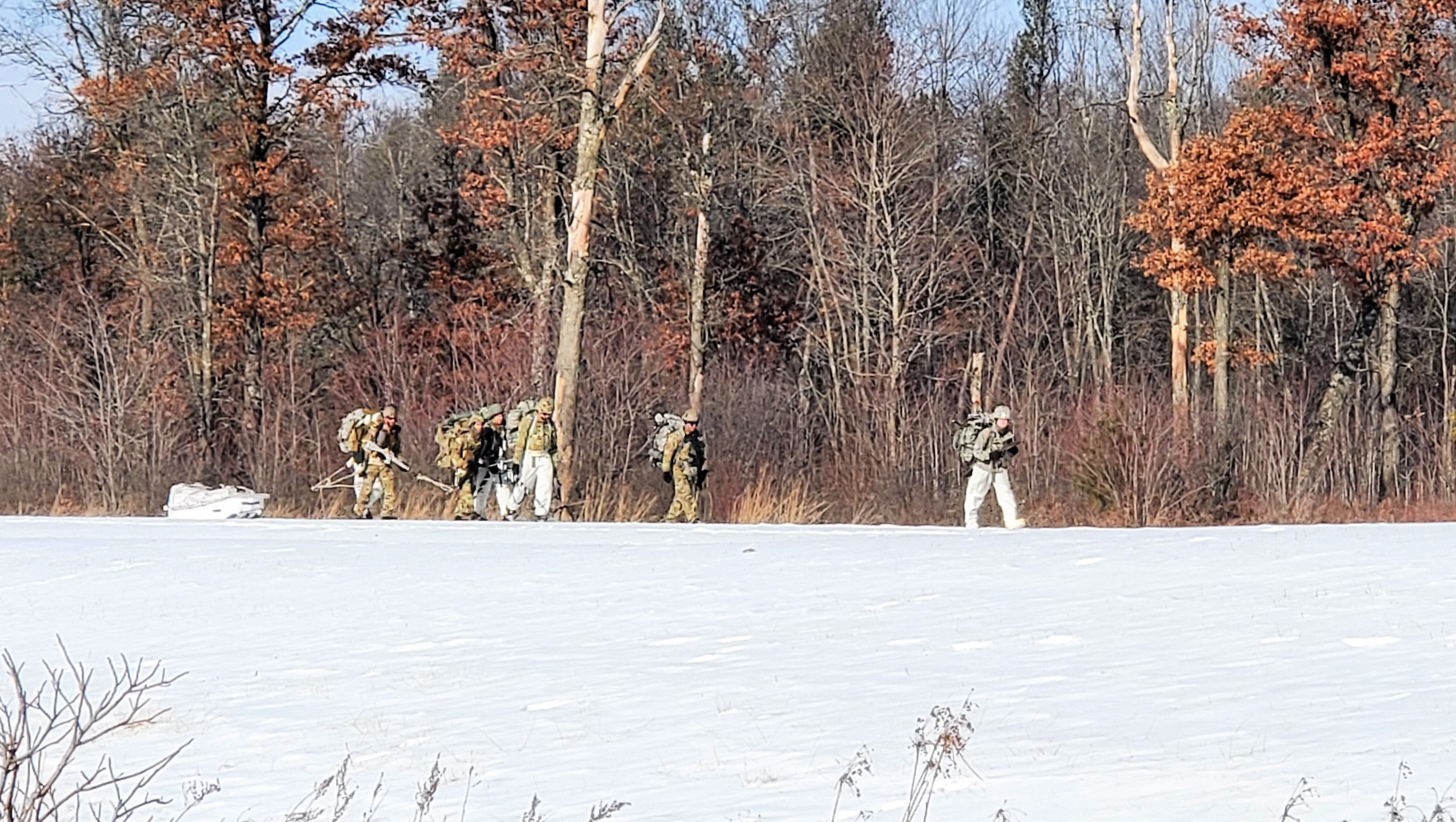 Snowshoeing among critical skills practiced, learned by students in ...