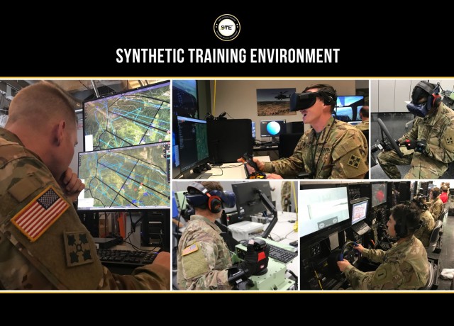 Soldiers test out Synthetic Training Environment tools at the Technology Integration Facility.