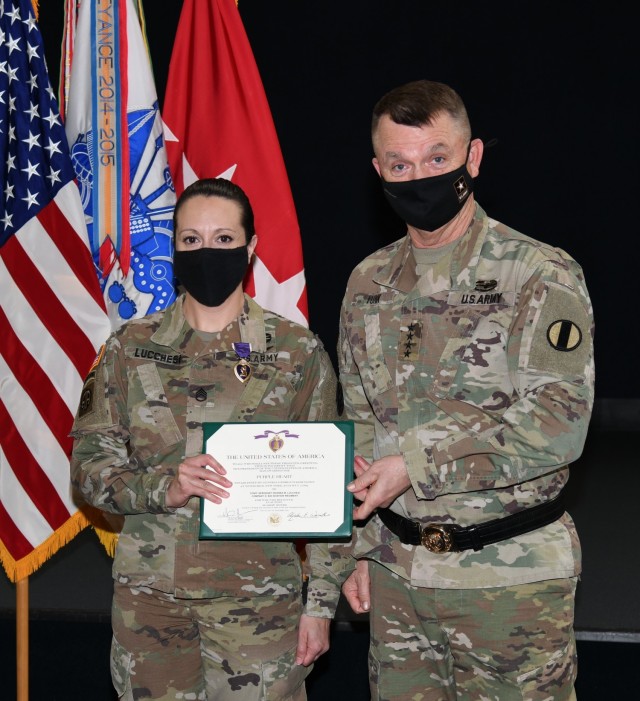 Army Aviation NCOs awarded Purple Heart