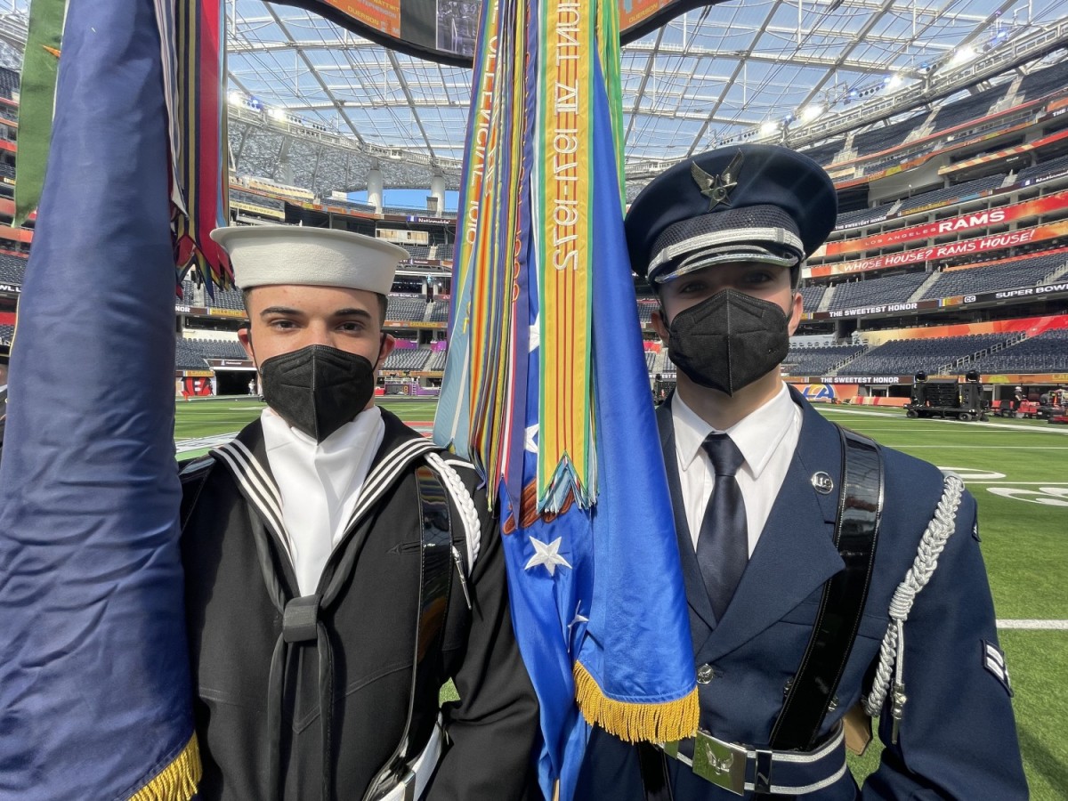 Proud to Represent the Armed Forces at Super Bowl LVI