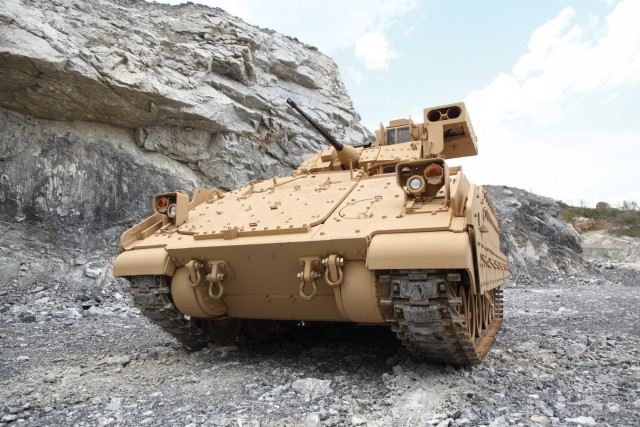 Army advancing first Hybrid Electric Bradley 