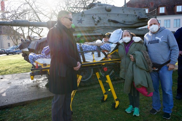 US Army Garrison Wiesbaden makes day special for sick teenager