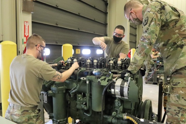 Construction Equipment Repairer Advanced Leader Course students build skills at Fort McCoy