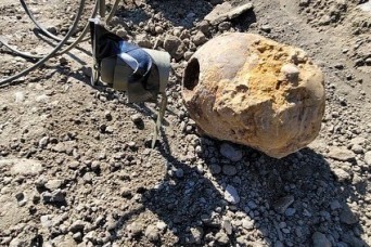 Explosive Ordnance Disposal Soldiers destroy more than 250 cannon balls in Pennsylvania