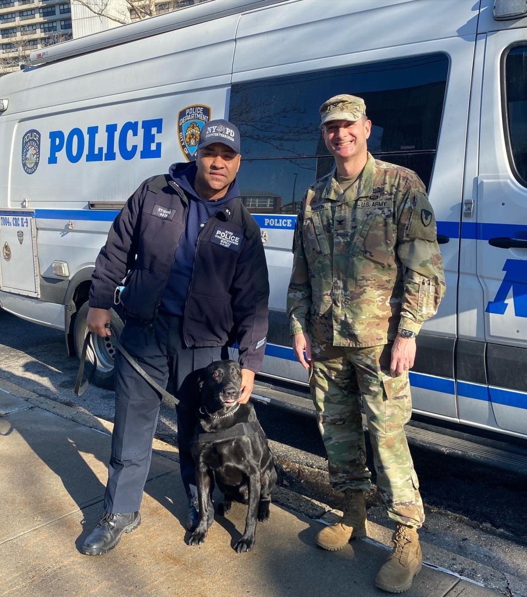 Fort Hamilton hosts training for NYPD Counterterrorism K9 unit