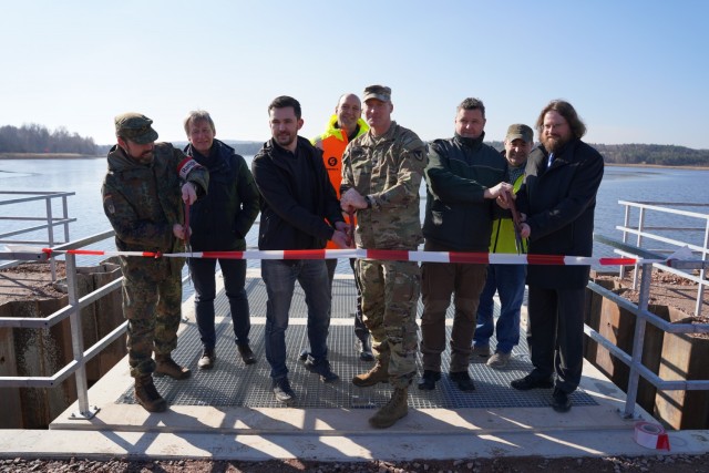 Ceremony signifies completion of Schlatterweihr Dam repairs