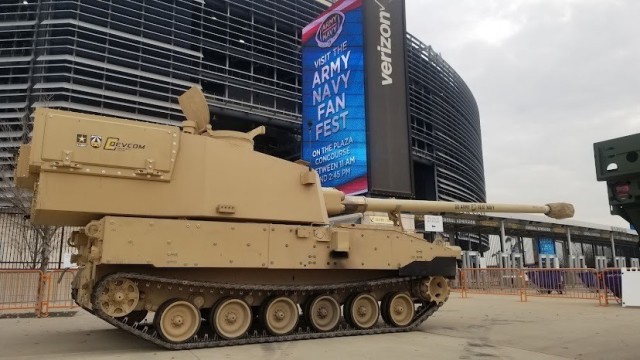 Extended Range Cannon Artillery Rate of Fire Prototype at the 2021 Army Navy Game