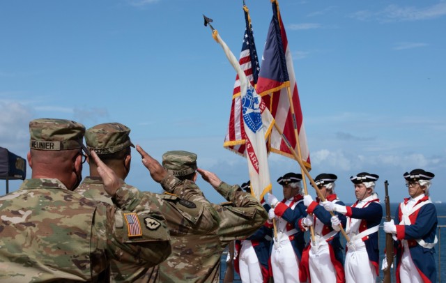Chief of Army Reserve administers oath of enlistment in Puerto Rico