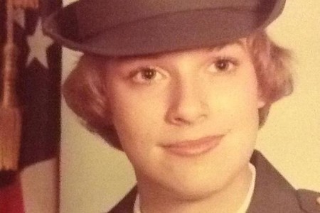 Diane Barker, January 1977, basic training graduation photo. Barker served five years in the U.S. Army, working and repairing cable TV systems and teletypes. (Courtesy photo)