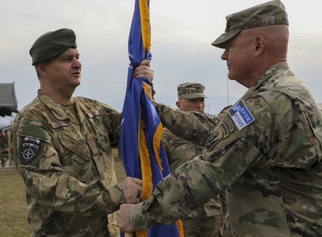 KFOR’s Regional Command – East welcomes new leadership during Transfer of Authority ceremony