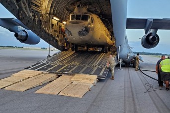ACLC teams work together on Chinook reset; add 6 aircraft to training fleet