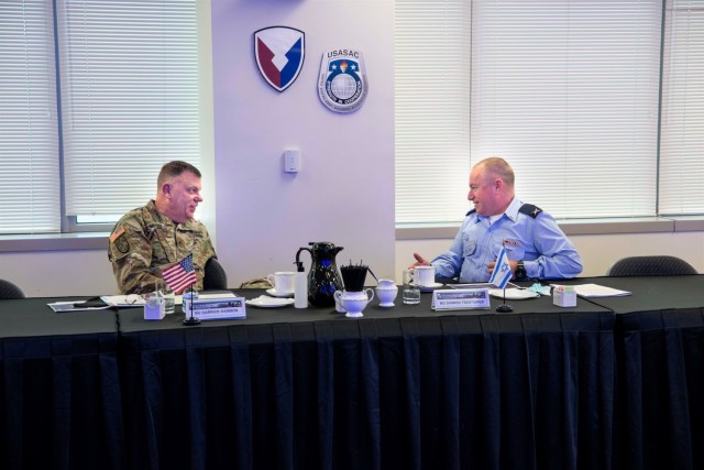 USASAC Commander speaks with head of Israeli AFMD
