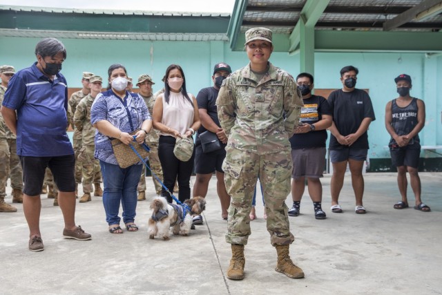 Soldier reunites with mother during exercise Salaknib 2022