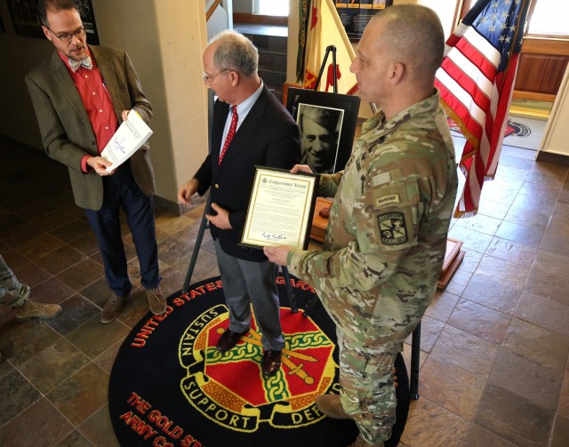 Congressman Brett Guthrie honors namesake of Fort Knox’s main parade field
