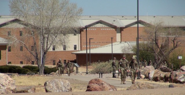 Servicemembers and barracks are pictured at Fort Huachuca, Ariz. where leaders are implementing the Army Barracks Management Program