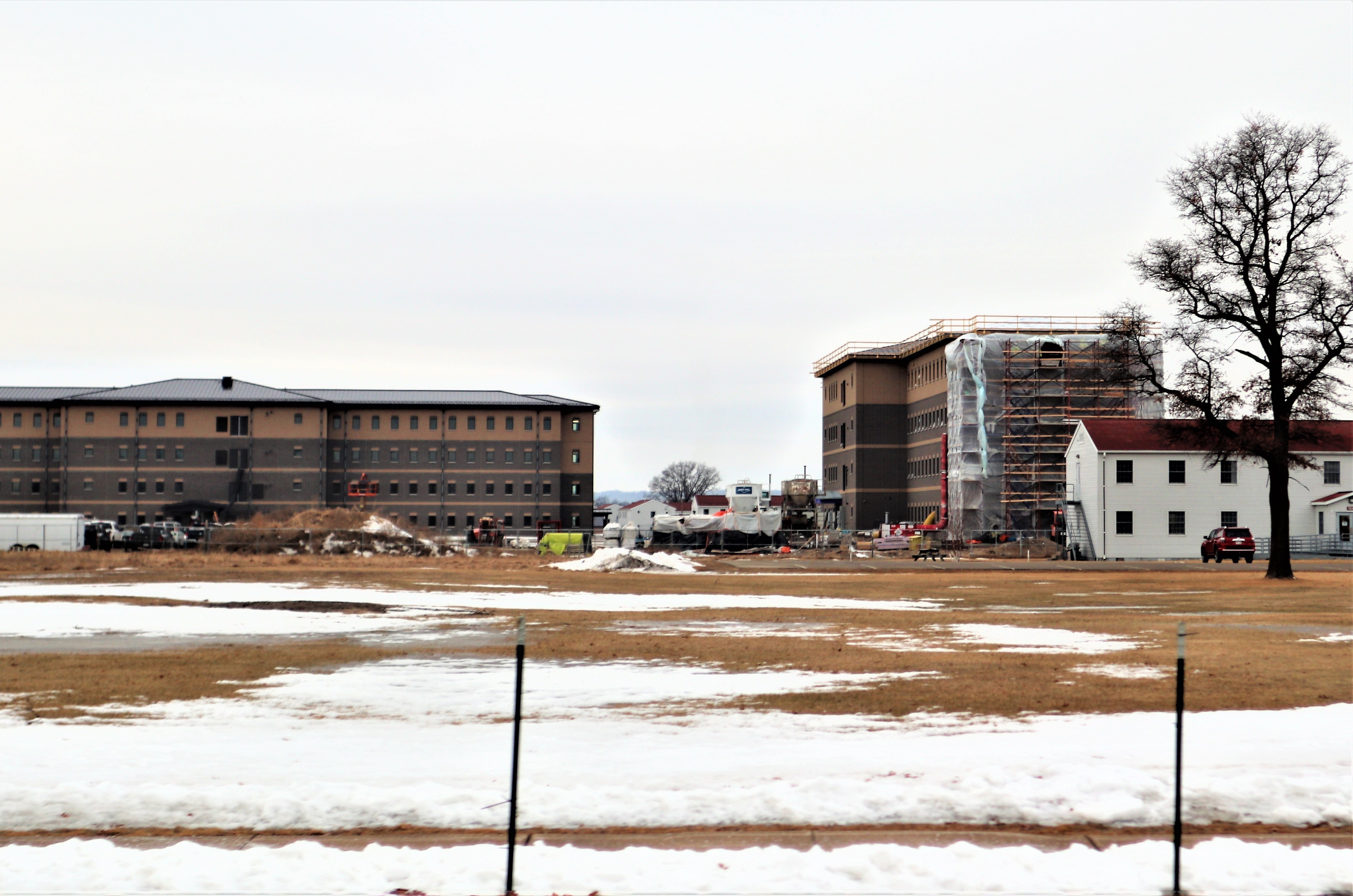 Early March update shows fiscal year 2020-funded barracks project ...
