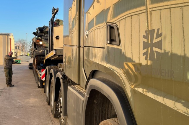 Bundeswehr tests new heavy equipment transporters, helps deliver Army Preposition Stocks-2