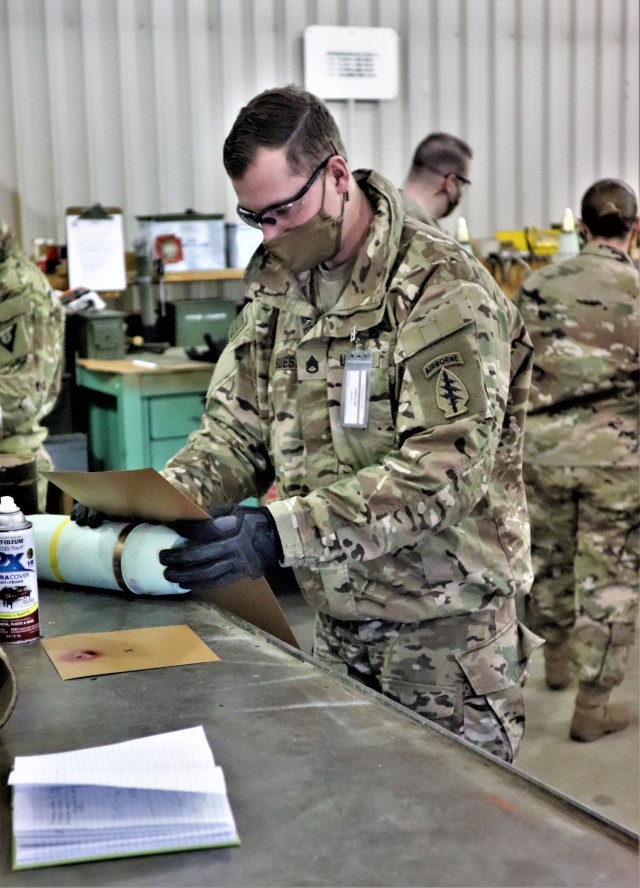 89B ALC students complete ammo inspection training at Fort McCoy’s