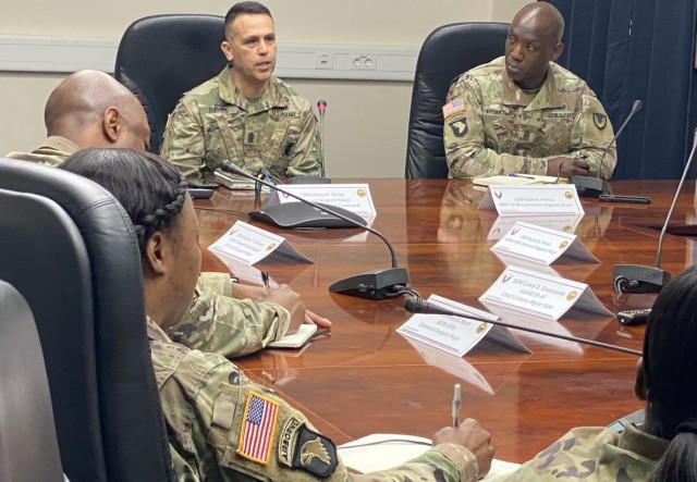 Army Sustainment Command’s top enlisted leader conducts professional development in Europe