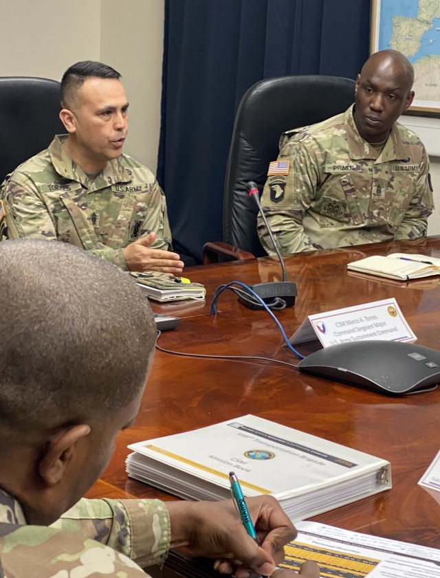 Army Sustainment Command’s Top Enlisted Leader Conducts Professional ...