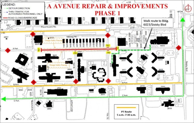 A Avenue improvement project begins next week