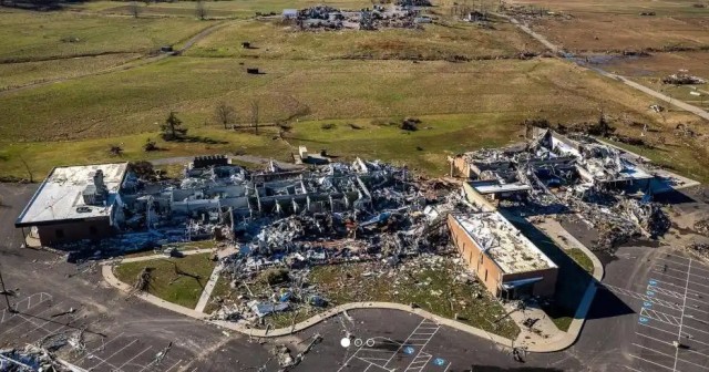 The University of Kentucky Research and Education Center was completely destroyed by a tornado December 10, 2021. 