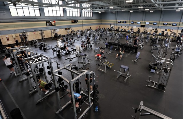 Patrons of the Gammon Fitness Center (pictured) and Natcher Fitness Center at Fort Knox are beginning to see new equipment arrive.