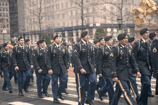 69th Infantry Leads World&#39;s Largest St. Patrick&#39;s Day Parade
